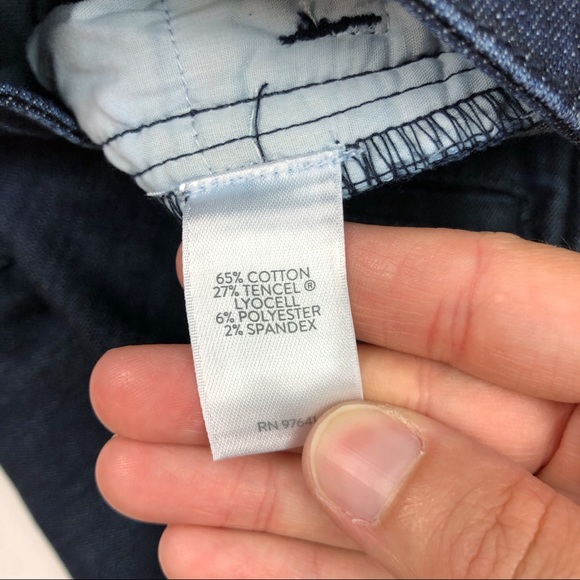 J. Jill Pixie Slim Leg Crop Denim Jeans Size 6 - Picture 5 of 6